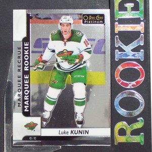 LUKE KUNIN  RC  2017-18  O-Pee-Chee Platinum  #178  ROOKIE San Jose Sharks