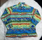 Tori Richard Bright Colors Button Down Shirt Size XL Extra Large Made in USA