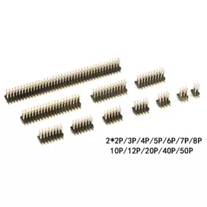 1,27 mm Steigung 2x2 - 2x50 Pin Header Stecker SMD/SMT zweireihig PCB Stecker Löten - Bild 1 von 6