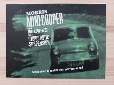 1964 AUSTIN MORRIS MINI COOPER and COOPER S BROCHURE BROCHURE PROSPECTUS - Image 1 of 4