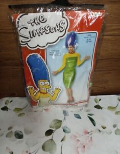 Marge Simpson Adult Halloween Costume With Wig Size L