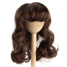Monique Synthetic Brown Black Mohair Lizzy 10"-11" Doll Wig