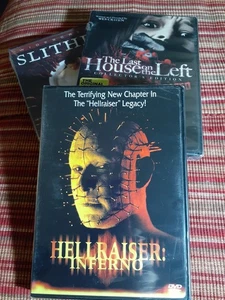 3 Horror Lot NEW DVD Hellraiser: Inferno, The Last House on the Left & Slither - Picture 1 of 10