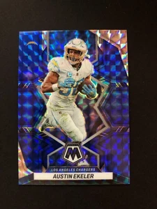 2022 Panini Mosaic Blue Mosaic Prizm /99 Austin Ekeler #102 - Picture 1 of 2