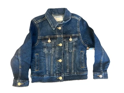 Chaqueta Denim Antigua Azul Marino Jóvenes Niñas Botón Frontal Talla XS (5) NUEVA CON ETIQUETAS Foto 1 de 4