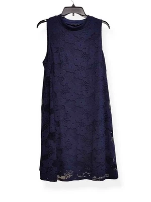 TIANA B Sleeveless Navy Floral Dress, Women 14 NEW - Image 1 of 4