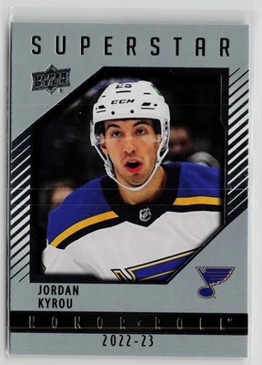 Jordan Kyrou - 2022-23 Upper Deck Honor Roll #HR-48 St. Louis Blues - Image 1 of 2