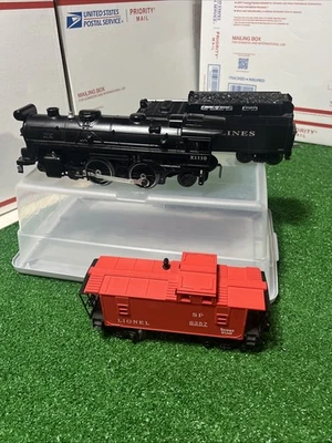 Lionel O Gauge X1110 4-4-2 Steam Loco Whistle Tender Scout Caboose SP 6357 8050t - Image 1 of 4