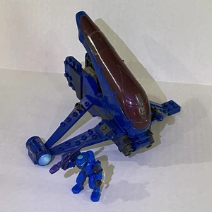 HALO Mega Bloks Blue Series Banshee 98% Complete - Picture 1 of 2