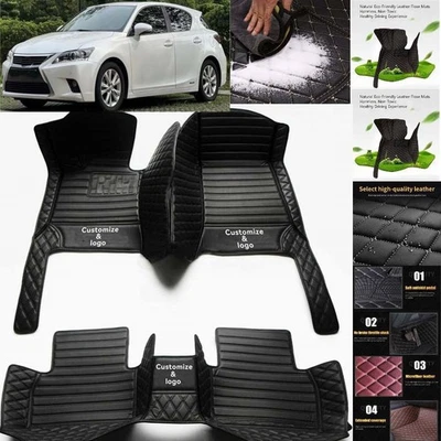 For Lexus CT 200h Car Floor Mats Luxury Waterproof Liners Carpets Cargo Custom - Image 1 of 4