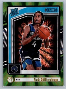 2024-25 Donruss #204 Rob Dillingham holo green lazer - Picture 1 of 2