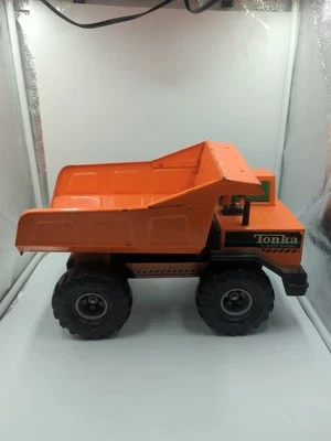 RARE Tonka Mighty Diesel Dump Truck Vintage Orange B.J.'s exclusive for Target - Image 1 of 4