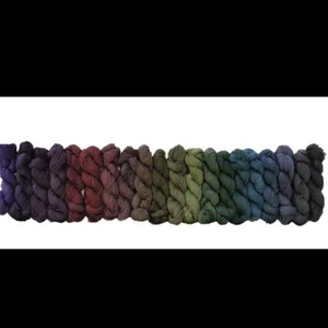 Frabjous Fibers Wonderland Yarns Mary Ann Sock So Fond Of Rainbows 20 Mini Skein - Picture 1 of 7