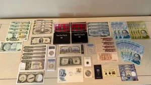 Estate Collection Silver Platinum US Proof Coin Sets $1 $2 Certificate PCGS PR70 - Picture 1 of 24