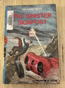 HARDY BOYS #15: THE SINISTER SIGNPOST by Franklin W. Dixon 1972A Ex-library ED - Picture 1 of 5
