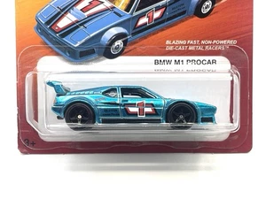 2025 Hot Wheels The Hot Ones BMW M1 Procar (blue) CUSTOM WHEEL SWAP by AEB - Picture 1 of 5