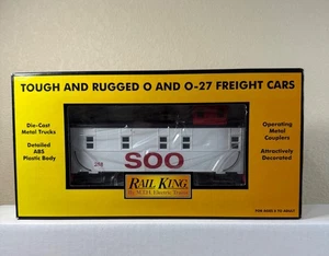 NEW! MTH (RAIL-KING) 30-7790 SOO LINE OFFSET STEEL CABOOSE O GAUGE FREE SHIPPING - Picture 1 of 9