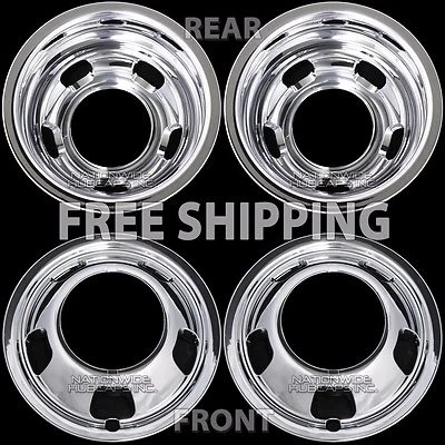 Se adapta a Dodge Ram 3500 2003-18 cromo 17" doble rueda simuladores forros forros dobles Foto 1 de 4