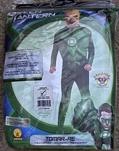 Boys Child Green Lantern Deluxe Muscle Chest Tomar-Re Costume W/ Mask - Picture 1 of 8
