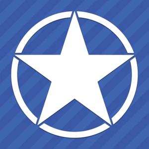 Army Military Star Vinyl Decal Sticker - Picture 1 of 2