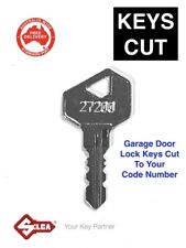 B&D Garage Roller Rolla Door Lock Keys Cut To Code Number-Free Post