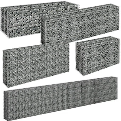 Hochbeet Gabionenhochbeet Gabione Gabionenkorb Drahtgitter Verzinkter Stahl - Bild 1 von 4