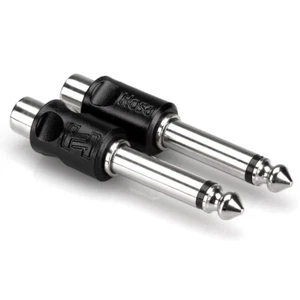 Adaptadores TS Hosa GPR-101 RCA a 1/4 in - Imagen 1 de 2