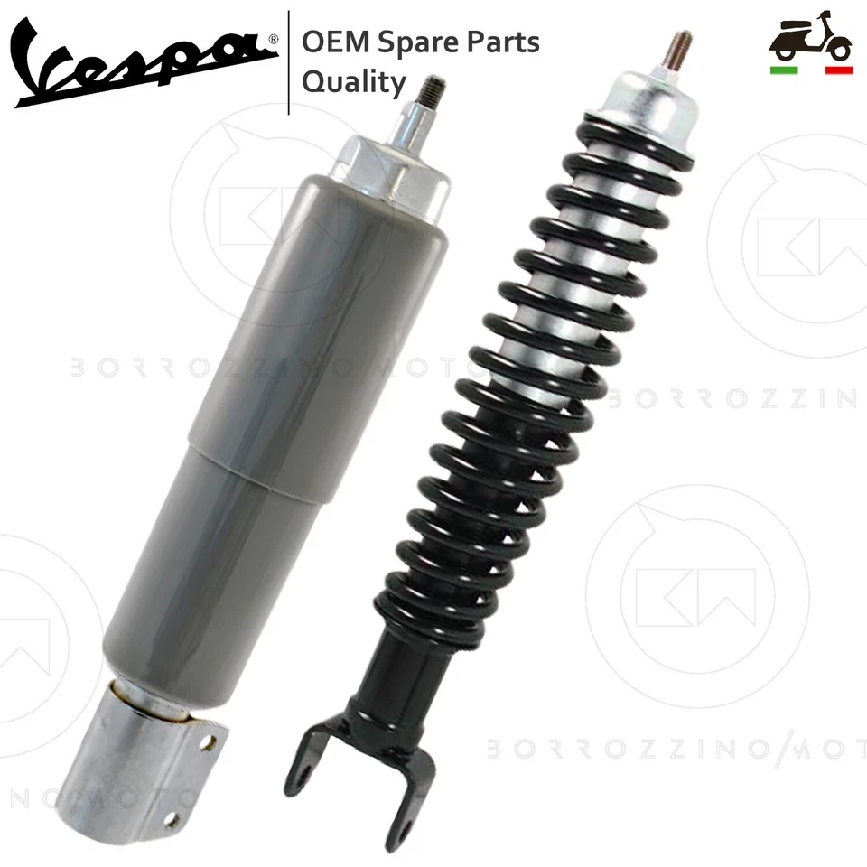 RMS AMMORTIZZATORE ANTERIORE + POSTERIORE VESPA PX 125 150 200 ARCOBALENO
