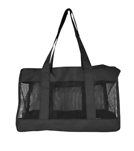 Top Paw Mesh Pet Carrier Small Dog Cats Soft Side Travel NEW Portable Pad Black - Picture 1 of 8