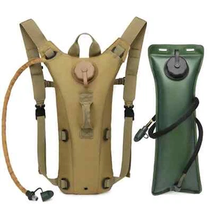 Tactical Hydration Pack Backpack Water-proof Nylon Water Bag with 3 Liter Pack - Picture 1 of 23