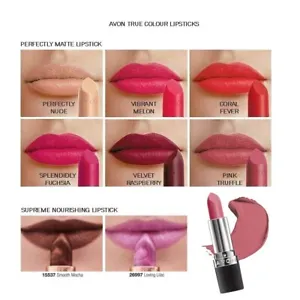 AVON TRUE COLOUR MATTE & OTHER VARIOUS LIPSTICK SHADES UK SELLER - Picture 1 of 5