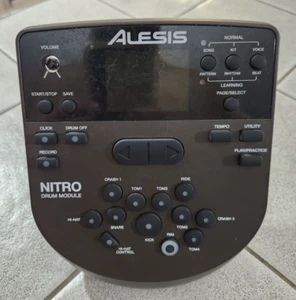 Alesis Nitro Drum Module ONLY DM7X POWERS ON UNTESTED AS IS PICTURED REPAIR - Picture 1 of 10