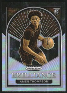 2023-24 Panini Prizm Draft Picks Brilliance Prizms Silver #11 Amen Thompson 