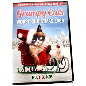 Grumpy Cat's Worst Christmas Ever DVD Aubrey Plaza 1st Movie Sealed Case New - Picture 1 of 10