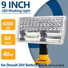 Cordless LED Work Light For DeWalt 20V MAX DCB205 Lithium Ion Battery w/USB Port