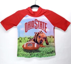 Ohio State Buckeyes Fútbol Niñas Sudadera con Capucha Talla XL 16 Justicia Cachorro Perro OSU Niños - Imagen 1 de 6