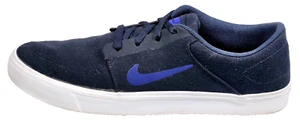 Nike Portmore SB Canvas Skateboard Sneaker Royal Blue White Men's 8.5 723874-440 - Picture 1 of 9
