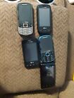Lot of 5 Motorola Droid Verizon Smart Phones Samsung Intensity Lg