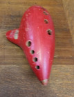 VTG Antique Guido Bondi C13 12 Hole Ocarina Sweet Potato Flute Red