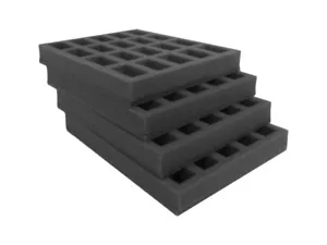Troop Tray Set for Navara figure case. Carry 60 taller troops on 25mm bases. - Picture 1 of 3