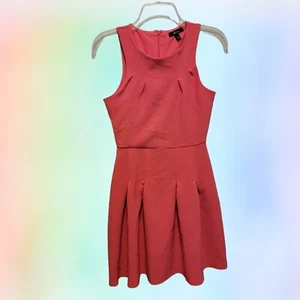 Monteau Größe S Kleid Plissee figurbetont rosa Small T22 - Bild 1 von 9