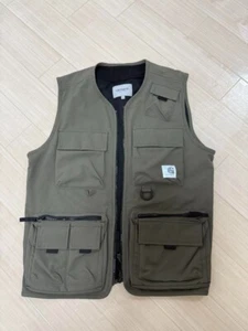 Carhartt WIP Elmwood Vest zip pocket color Green size M Outerwear Fashion Mens - Picture 1 of 5
