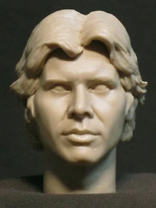 ST-37 HARRISON FORD HAN SOLO "STAR WARS" HEAD SCULPT Action figures 1/6 Scale - Bild 1 von 2