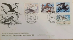A) 1985, BRAZIL, BIRDS, PRESERVATION OF BRAZILIAN FAUNA, FDC, ABROLHOS NATIONAL - Picture 1 of 1