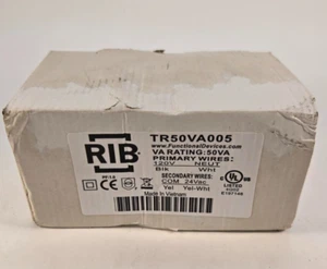 Functional Devices TR50VA005 RIB Series 50VA Pri. 120V Sec. 24VAC Transformer - Picture 1 of 2