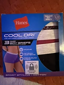 Hanes Cool Dri sin etiquetas para mujer 3 pares de calzoncillos para niño talla L 7 - Imagen 1 de 6