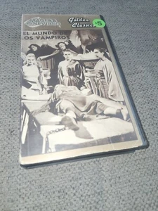 El Mundo De Los Vampiros Vhs Pelicula Mexicana Cine Mexicano - Picture 1 of 7