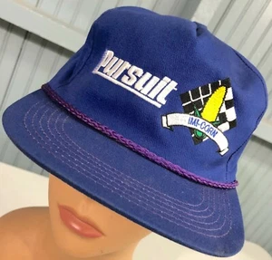 Pursuit Corn Farming Blue Strapback Baseball Cap Hat K-Products USA - Picture 1 of 7