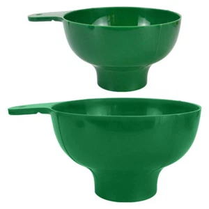 2 Pcs Wide Mouth Funnel Plastic Funnels for Filling Bottles Liquid - Picture 1 of 12
