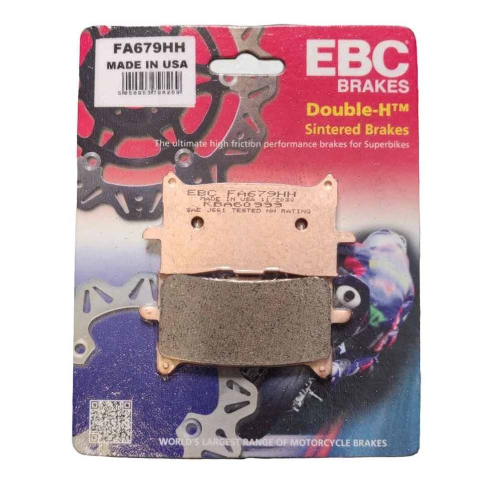 Спеченные тормозные колодки EBC FA679HH для Honda CB650R 19-20 - Изображение 1 из 1
